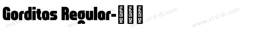 Gorditas Regular字体转换
